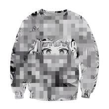 Load image into Gallery viewer, Funny Shy Girl Face Sweatshirt